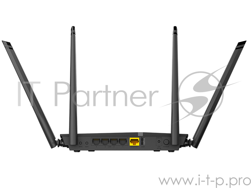 Маршрутизатор D-Link DIR-825/AC/G1C Беспроводной двухдиапазонный гигабитный AC1200 с поддержкой 3G/LTE и USB-портом