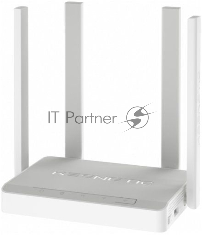 Двухдиапазонный гигабитный интернет-центр Keenetic Viva (KN-1910) с Wi-Fi AC1300 Wave 2 MU-MIMO, двухъядерным процессором, управляемым коммутатором и