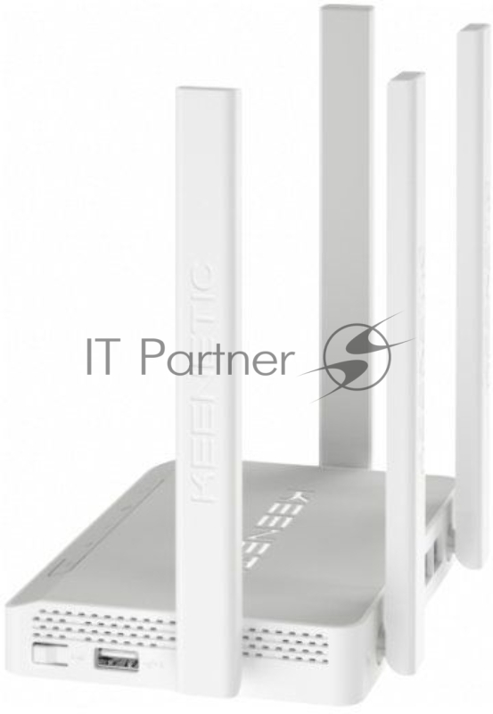 Двухдиапазонный гигабитный интернет-центр Keenetic Viva (KN-1910) с Wi-Fi AC1300 Wave 2 MU-MIMO, двухъядерным процессором, управляемым коммутатором и