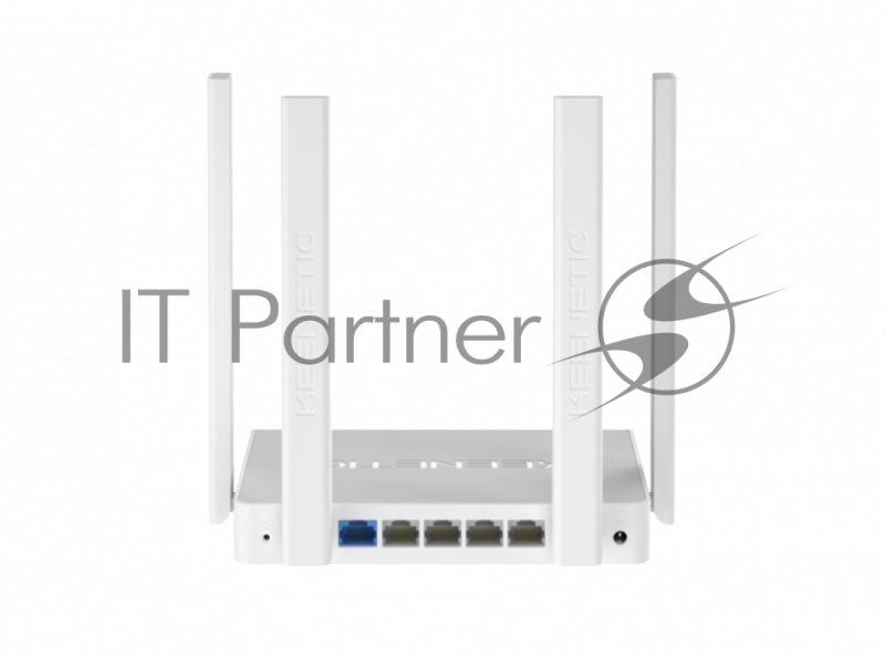 Двухдиапазонный гигабитный интернет-центр Keenetic Viva (KN-1910) с Wi-Fi AC1300 Wave 2 MU-MIMO, двухъядерным процессором, управляемым коммутатором и