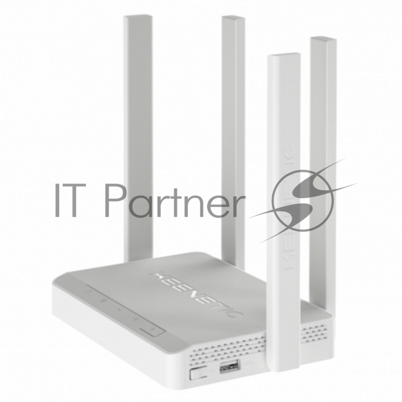 Двухдиапазонный гигабитный интернет-центр Keenetic Viva (KN-1910) с Wi-Fi AC1300 Wave 2 MU-MIMO, двухъядерным процессором, управляемым коммутатором и