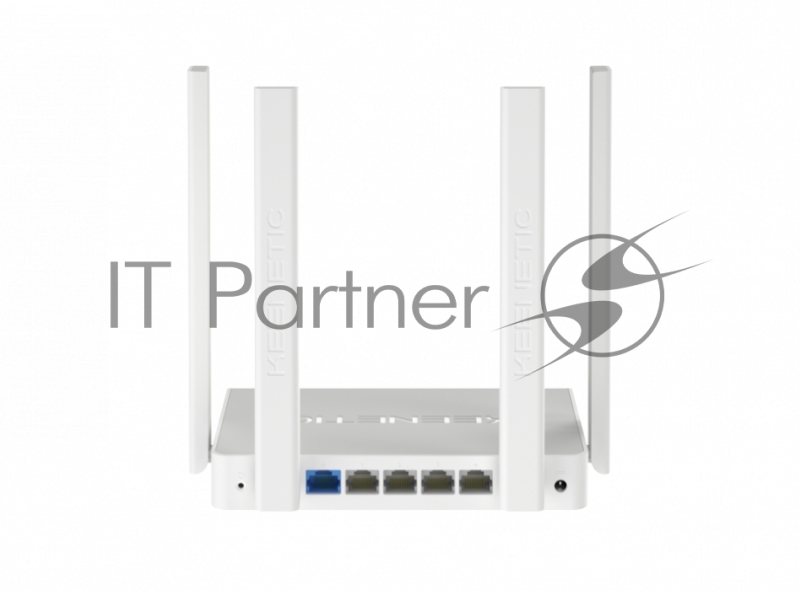 Двухдиапазонный гигабитный интернет-центр Keenetic Viva (KN-1910) с Wi-Fi AC1300 Wave 2 MU-MIMO, двухъядерным процессором, управляемым коммутатором и