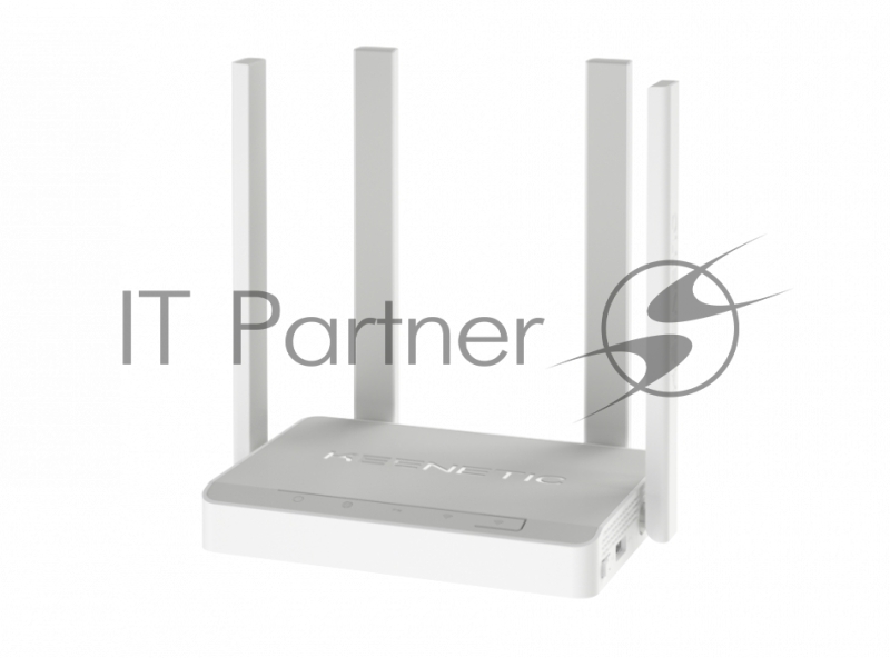 Двухдиапазонный гигабитный интернет-центр Keenetic Viva (KN-1910) с Wi-Fi AC1300 Wave 2 MU-MIMO, двухъядерным процессором, управляемым коммутатором и