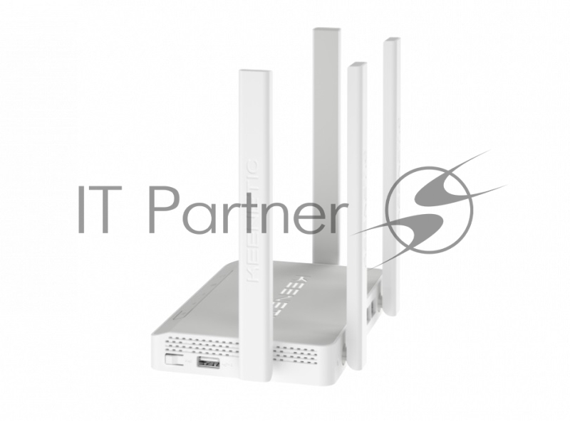 Двухдиапазонный гигабитный интернет-центр Keenetic Viva (KN-1910) с Wi-Fi AC1300 Wave 2 MU-MIMO, двухъядерным процессором, управляемым коммутатором и