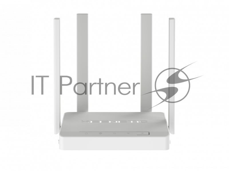 Двухдиапазонный гигабитный интернет-центр Keenetic Viva (KN-1910) с Wi-Fi AC1300 Wave 2 MU-MIMO, двухъядерным процессором, управляемым коммутатором и