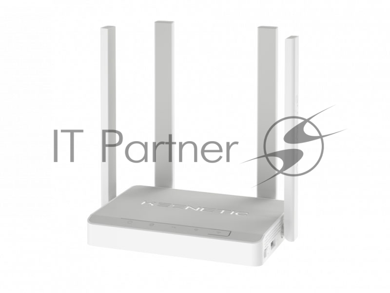 Двухдиапазонный гигабитный интернет-центр Keenetic Viva (KN-1910) с Wi-Fi AC1300 Wave 2 MU-MIMO, двухъядерным процессором, управляемым коммутатором и