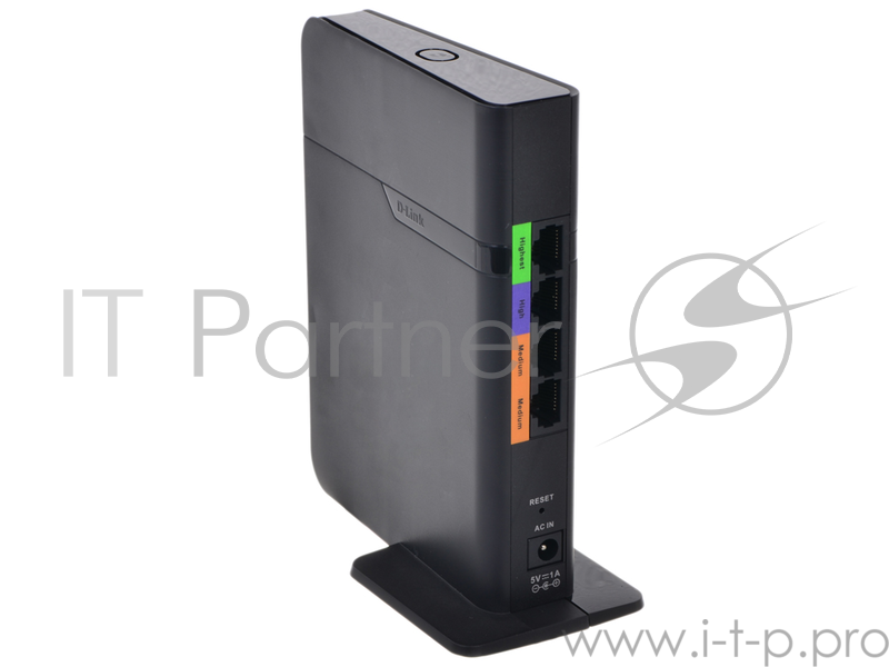 Двухдиапазонный беспроводной 802.11n (2.4/5ГГц) медиамост D-Link DAP-1513 , до 300 Мбит/с