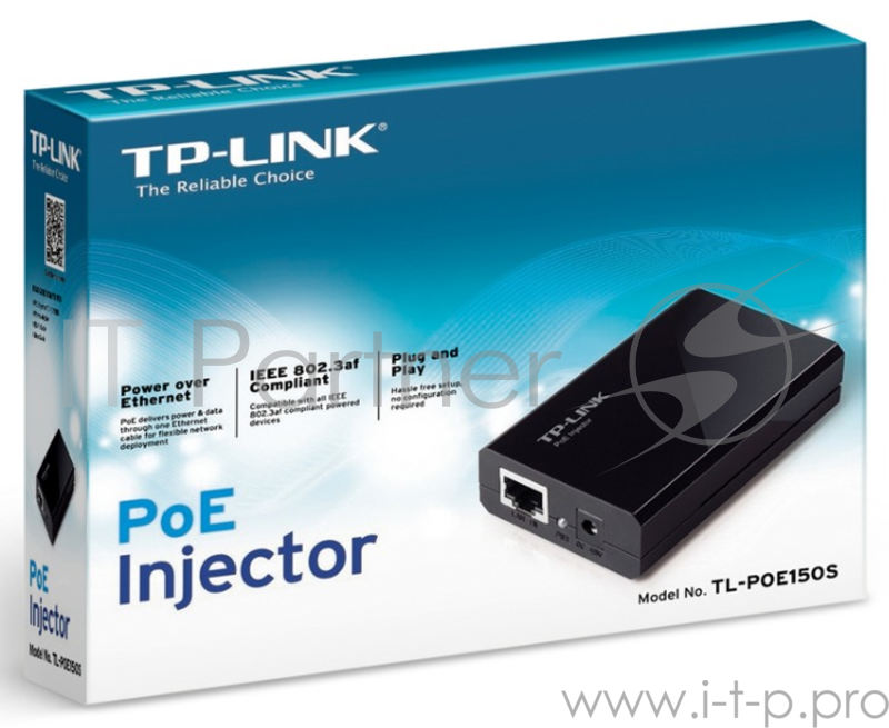 Сетевое оборудование TP-Link SMB TL-PoE150S Инжектор PoE