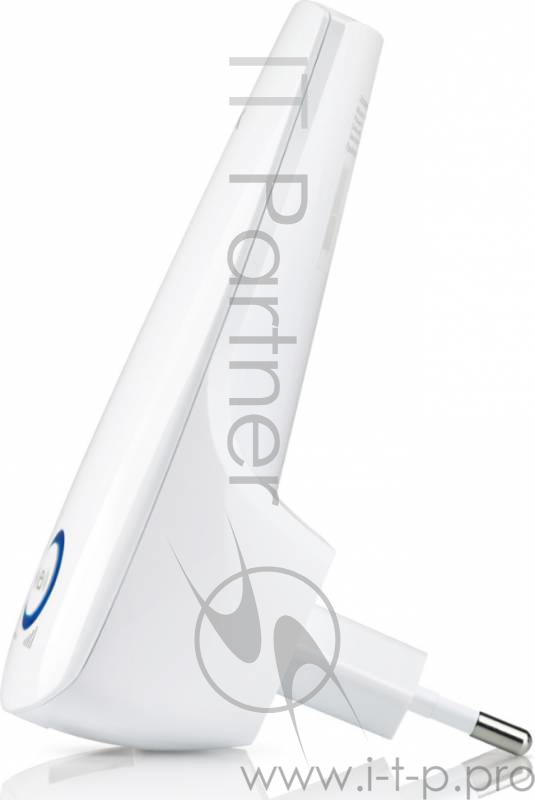 Адаптер TP-Link SOHO TL-WA850RE 300Mbps WiFi Range Extender/Entertainment Adapter, Atheros, 2T2R, 2.4GHz, 802.11n/g/b, Ranger Extender button, Range extender mode, with internal Antennas, support IGMP for IPTV поставляется без кабеля RJ-45