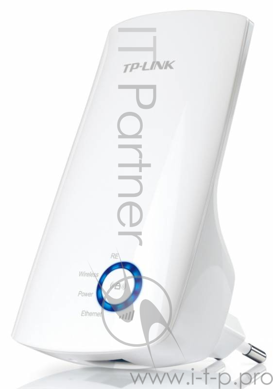 Адаптер TP-Link SOHO TL-WA850RE 300Mbps WiFi Range Extender/Entertainment Adapter, Atheros, 2T2R, 2.4GHz, 802.11n/g/b, Ranger Extender button, Range extender mode, with internal Antennas, support IGMP for IPTV поставляется без кабеля RJ-45