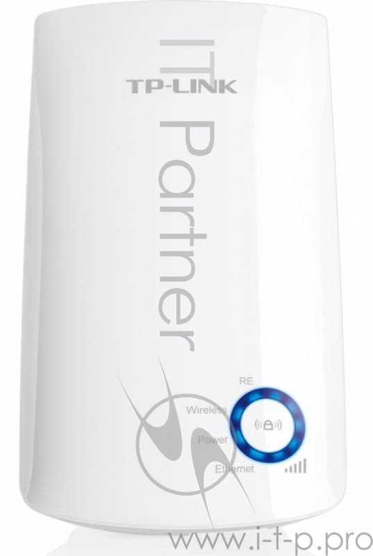 Адаптер TP-Link SOHO TL-WA850RE 300Mbps WiFi Range Extender/Entertainment Adapter, Atheros, 2T2R, 2.4GHz, 802.11n/g/b, Ranger Extender button, Range extender mode, with internal Antennas, support IGMP for IPTV поставляется без кабеля RJ-45