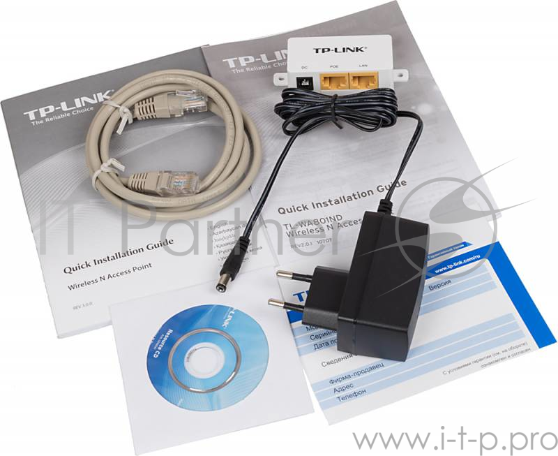 Точка доступа TP-Link SOHO TL-WA801ND 300M Wireless Access Point