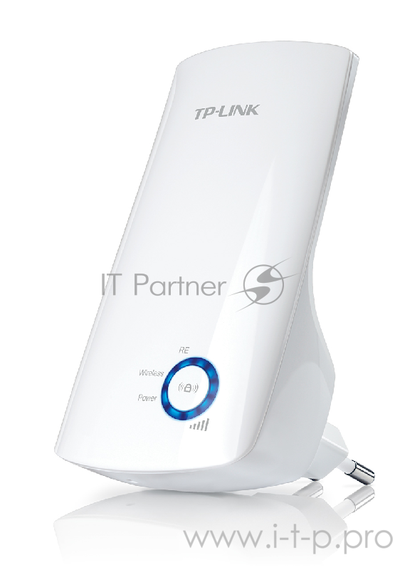 Сетевое оборудование TP-Link TL-WA854RE 300Mbps Wireless N Wall Plugged Range Extender, Atheros, 2T2R, 2.4GHz, 802.11n/g/b, Ranger Extender button, Range extender mode, with internal Antennas,without Ethernet Port
