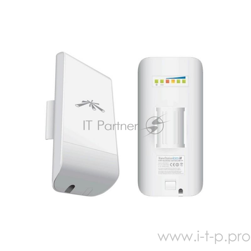 Сетевое оборудование UBIQUITI LocoM2(EU) Wi-Fi и AirMAX. 802.11g/n, интегрированная антенна 8 дБ (45°*45°),10/100 RJ45 Ethernet