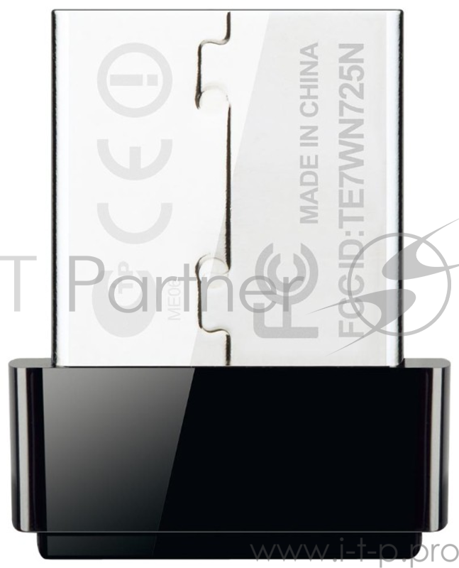 Сетевое оборудование TP-Link SOHO TL-WN725N Беспроводной USB Нано адаптер 150 Мбит/с стандарта N c кнопкой QSS(Realtec)