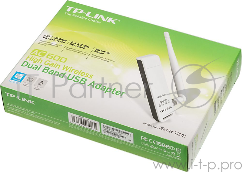 Сетевой адаптер USB 2.0 TP-Link SOHO ARCHER T2UH