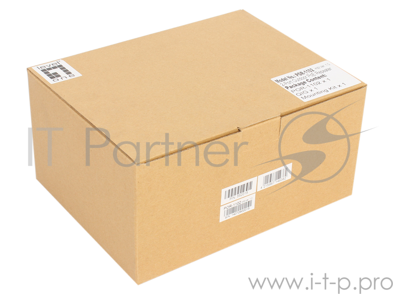 Адаптер PoE LevelOne POR-1102 Уличный 2-поротовый PoE-повторитель