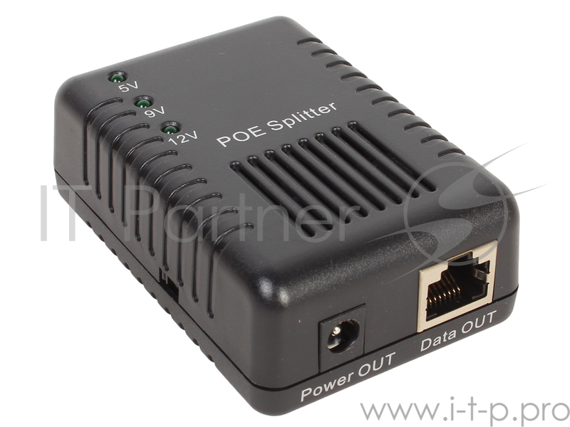 Адаптер PoE LevelOne POS-1001 Гигабитный PoE Сплиттер с переключателем на 5V, 9V и 12V