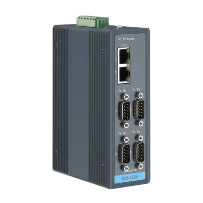 Интерфейсный модуль EKI-1224-CE Modbus TCP и Modbus RTU/ASCII, 2 порта Ethernet, 4 порта RS-232/422/485 Advantech
