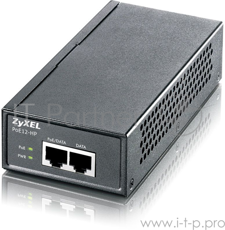 Сетевое оборудование Zyxel POE12-HP Инжектор PoE 802.3at (30 Вт) для подачи электропитания по кабелю Gigabit Ethernet