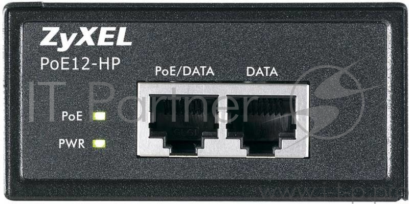 Сетевое оборудование Zyxel POE12-HP Инжектор PoE 802.3at (30 Вт) для подачи электропитания по кабелю Gigabit Ethernet