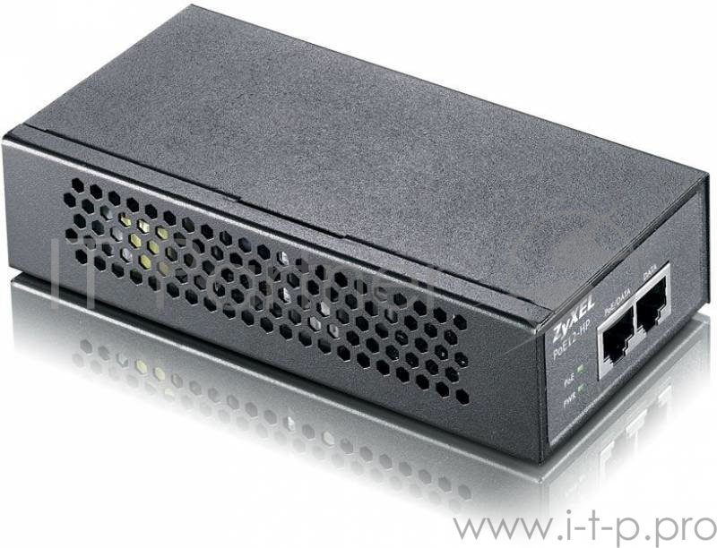 Сетевое оборудование Zyxel POE12-HP Инжектор PoE 802.3at (30 Вт) для подачи электропитания по кабелю Gigabit Ethernet