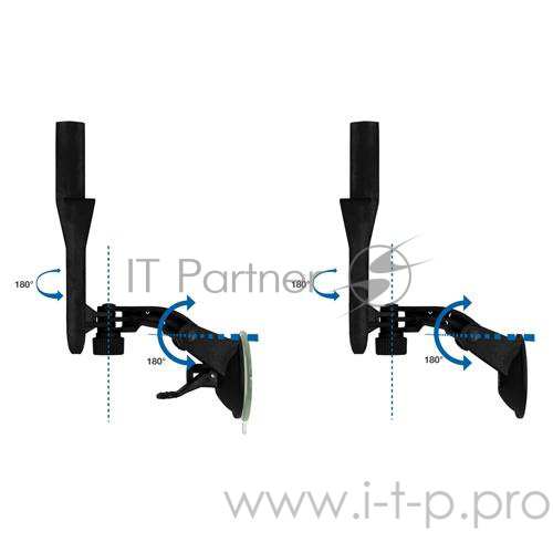 Сетевое оборудование UBIQUITI NS-WM крепление для Nanostation на стекло