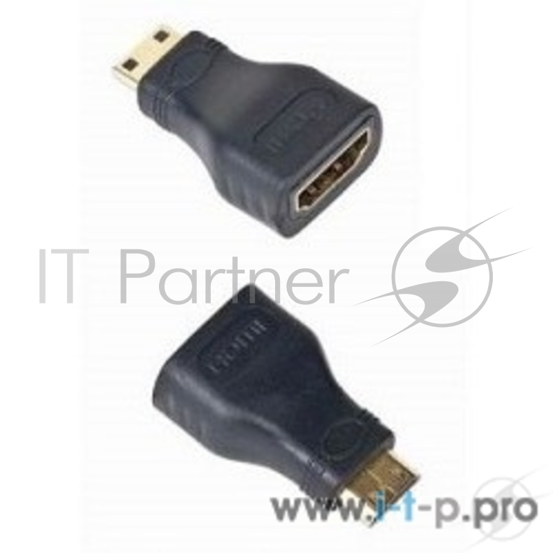 Переходник Gembird Переходник HDMI-miniHDMI 19F/19M, золотые разъемы, пакет A-HDMI-FC