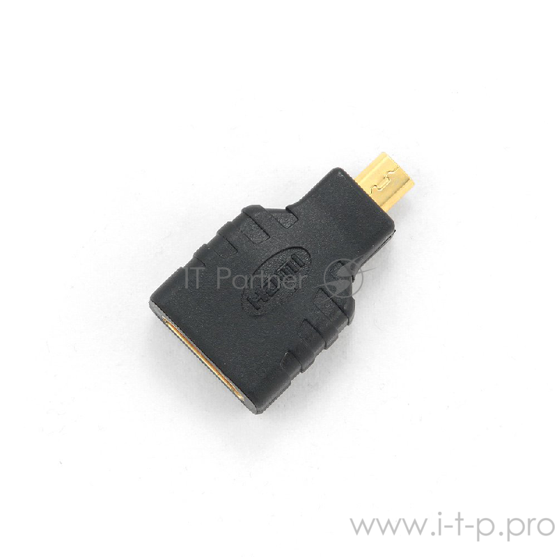 Переходник Gembird Переходник HDMI-microHDMI 19F/19M, золотые разъемы, пакет A-HDMI-FD