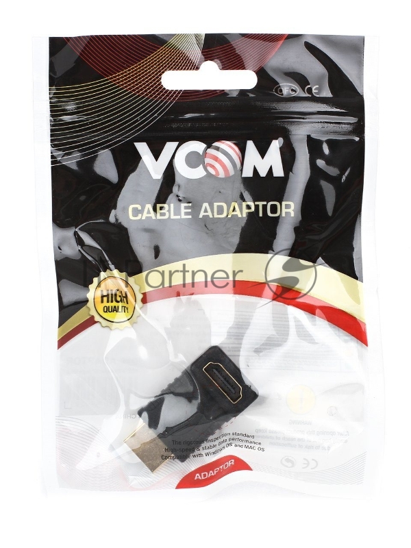 Переходник VCOM VAD7865/CA320 Переходник HDMI (M) - HDMI (F) угловой