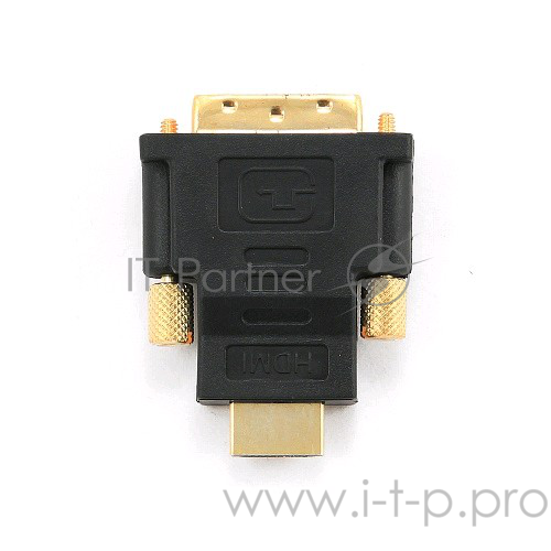Переходник Gembird Переходник HDMI-DVI 19M/19M(папа-папа), золотые разъемы A-HDMI-DVI-1