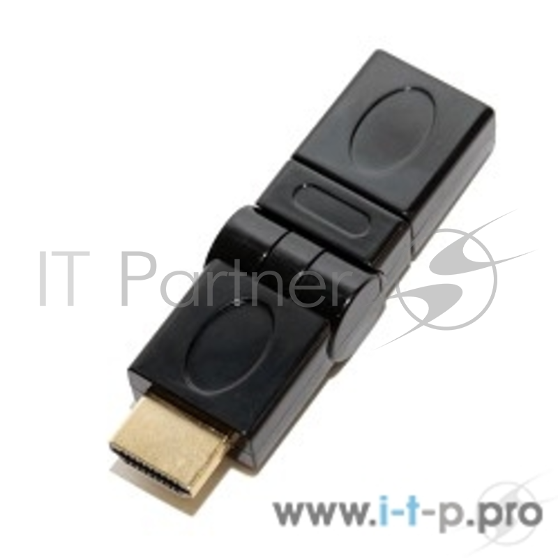Переходник 5bites HH1004G Переходник HDMI M / HDMI F 1.4B, 360° поворотный, зол.разъемы