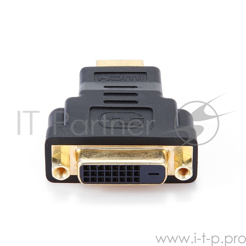 Переходник Gembird Переходник HDMI-DVI , 19M/25F, золотые разъемы, пакет(A-HDMI-DVI-3)