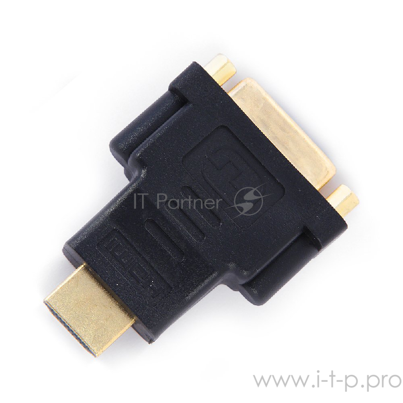 Переходник Gembird Переходник HDMI-DVI , 19M/25F, золотые разъемы, пакет(A-HDMI-DVI-3)