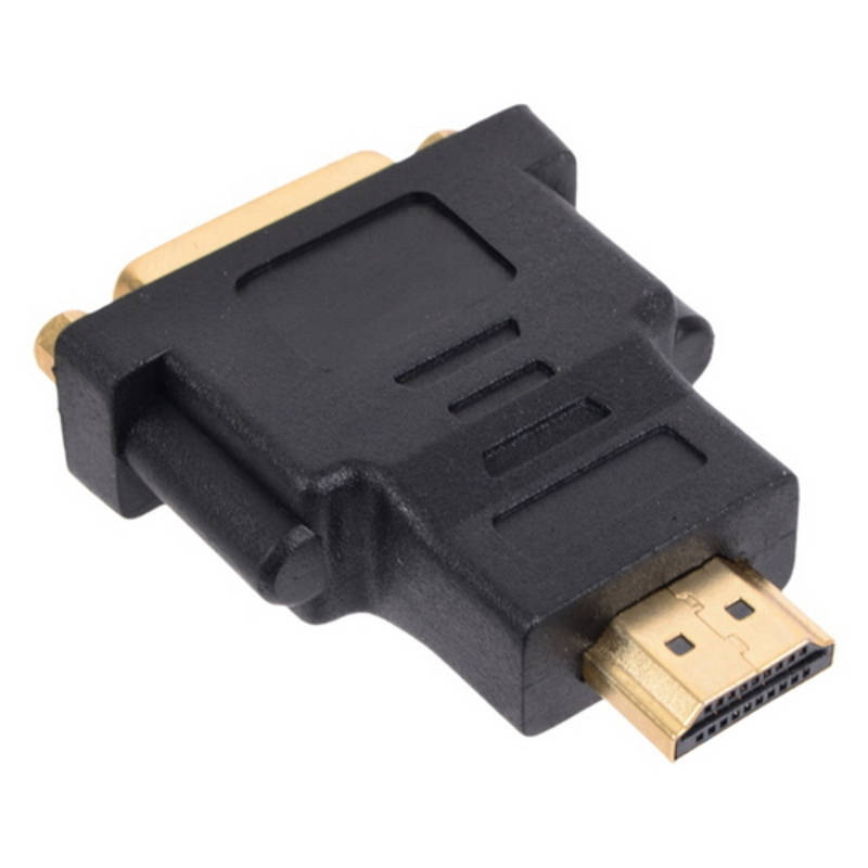 Переходник Gembird Переходник HDMI-DVI , 19M/25F, золотые разъемы, пакет(A-HDMI-DVI-3)