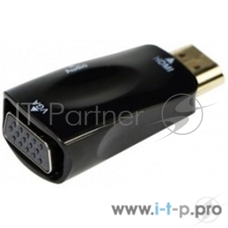 Переходник Gembird Переходник HDMI-VGA Cablexpert, 19M/15F (A-HDMI-VGA-02)