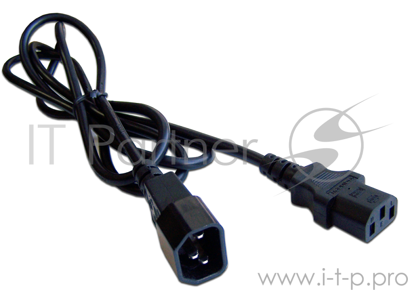 Шнур питания C14-C13, 3х0.75, 220В, 10А, 1 метр