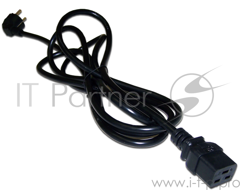 Шнур питания C19-Schuko, 3х1.5, 220В, 16А, 3 метра