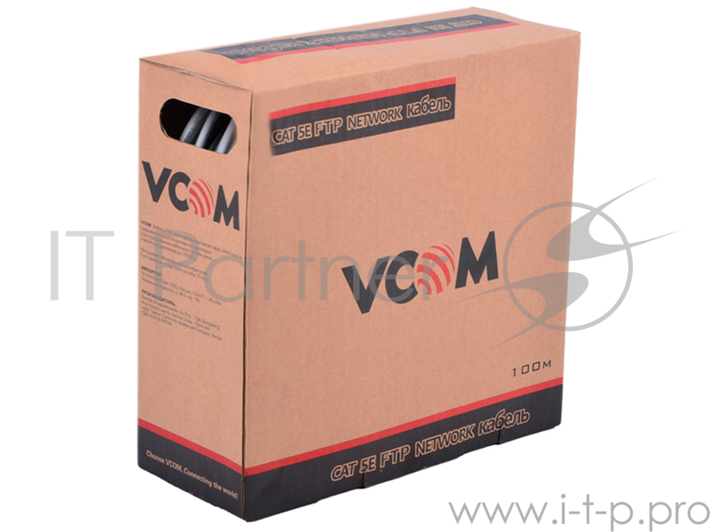 Кабель VCOM FTP 4 пары кат.5е 100м