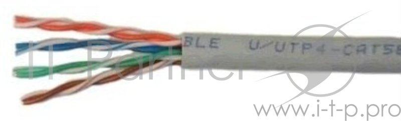 Кабель Кабель UTP cat.5e, 4 пары (305 м) Solid 0.51мм CCA alloy AWG24 (18481)