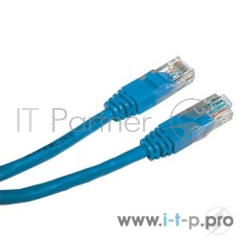 Коммутационный шнур Комм шнур, UTP, кат 5e, 0.5м с RJ45 (синий)