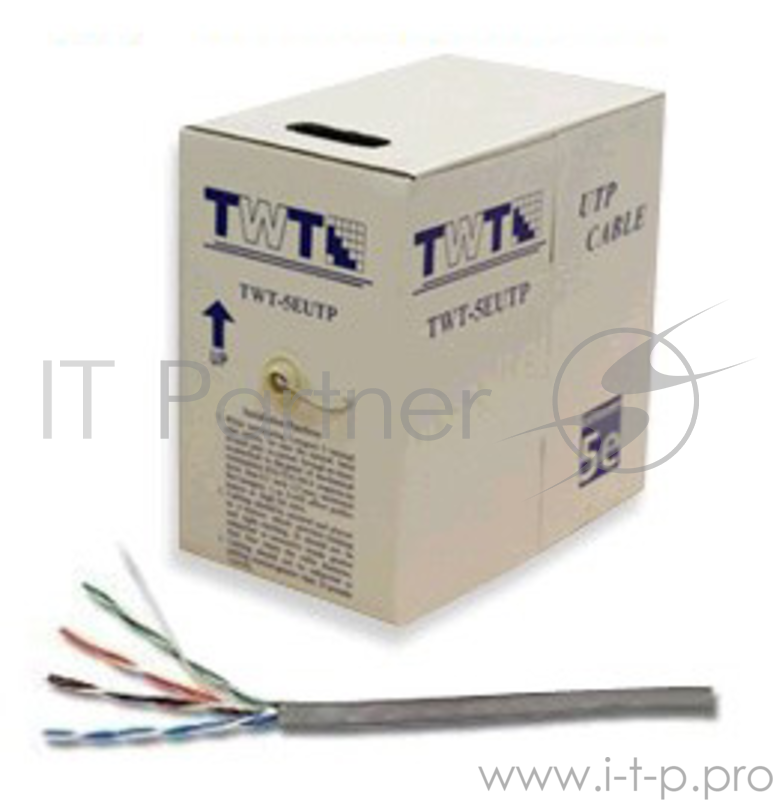 Кабель информационный Lanmaster TWT-5EUTP-LSZH кат.5е U/UTP не экранированный 4X2X24AWG LSZH внутренний 305м белый