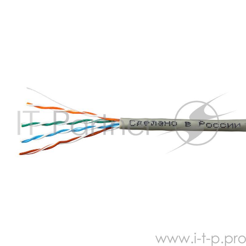 Кабель SkyNet Premium UTP indoor 4x2x0,51, медный, FLUKE TEST, кат.5e, однож., 305 м, box, серый