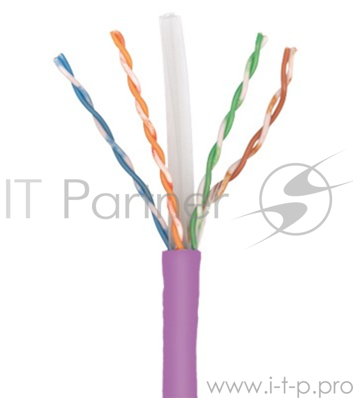 Кабель информационный Molex CAA-00325 кат.6 U/UTP не экранированный 4X2 LSZH внутренний 500м фиолетовый