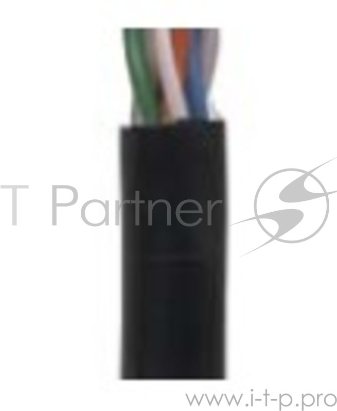 Кабель LANMASTER UTP, 4x2, кат 5E, 350Mhz, PVC, черный, 305 м