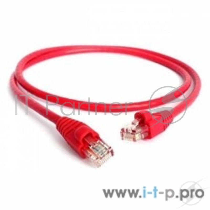 Коммутационный шнур Комм шнур, UTP, кат 5e, 2м с RJ45 (красный)