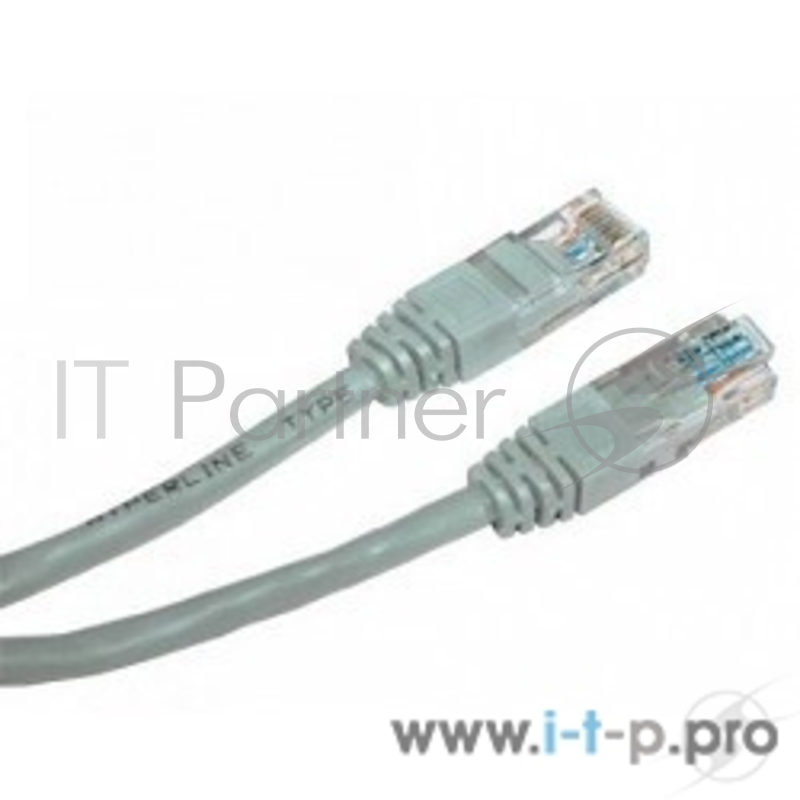 Коммутационный шнур Комм шнур, UTP, кат 5e, 0.5м с RJ45(серый)