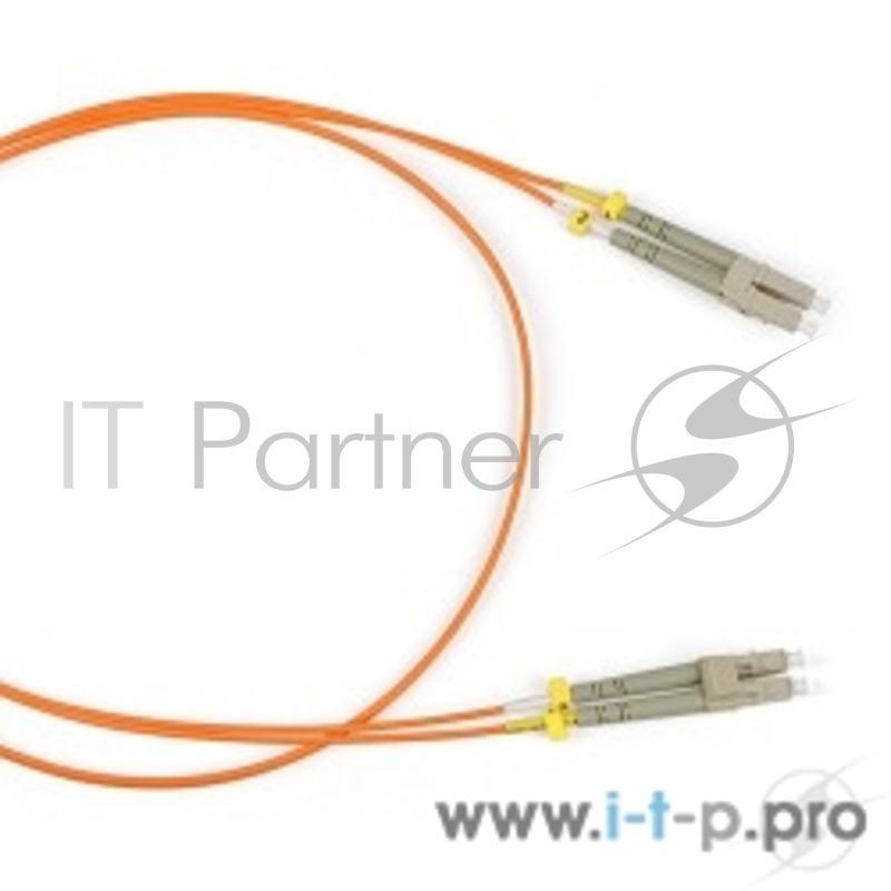 Патч-корд Hyperline FC-50-LC-LC-PC-1M Патч-корд волоконно-оптический (шнур) MM 50/125, LC-LC, duplex, LSZH, 1 м