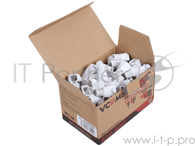 Колпачок пластиковый для вилки RJ-45, белый VCOM <VNA2204-W>