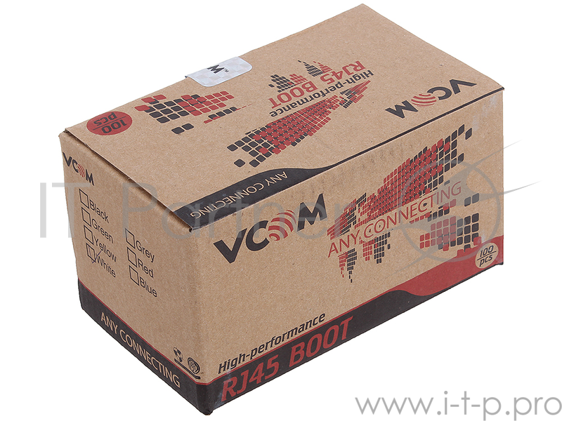 Колпачок пластиковый для вилки RJ-45, белый VCOM <VNA2204-W>